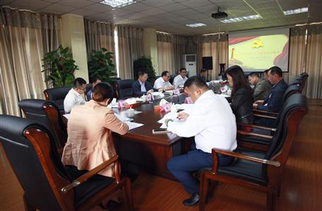 公司召开党委中心组（扩大）学习聚会，，，，，，，， 集中学习贯彻党的十九大聚会精神
