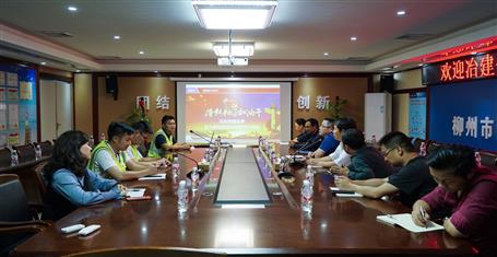 公司组织人事处到集团五建项目部学习交流党DS视讯作