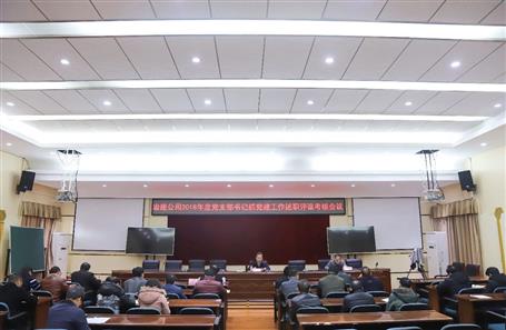 公司召开党支部书记抓党DS视讯作述职评议审核聚会