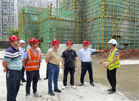 毛晓冬到冶建公司江西省片区项目团结党支部调研指导